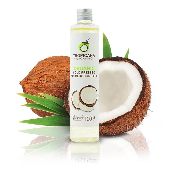 Tropicana Oil Bio Kokosnussöl Extra Nativ in 100 ml Coconut| 100% Vegan Kokosöl fraktioniert | Bio Qualität Nativ und Kaltgepresst | Für HAARE, HAUT, KOCHEN | Organic Cocos | Glutenfrei